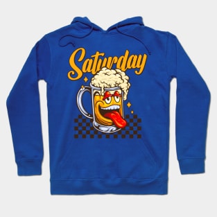 Saturday Beer Lover Retro Vintage Lover Hoodie